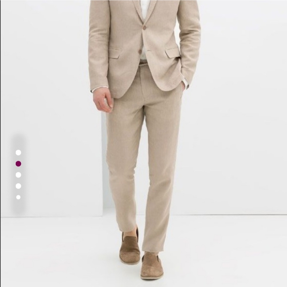 Zara Men's Tan Suit Make Offer!!!!